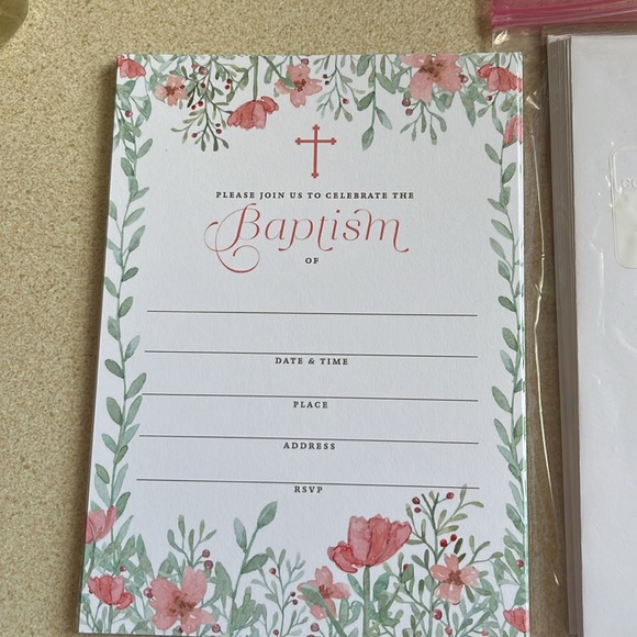 Baptism Invitations - Picture 2 of 4